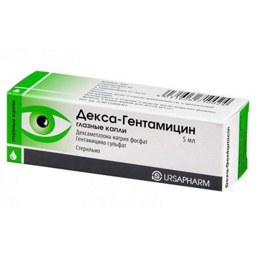 Dex-Gentamicin 5 ml eye drop.