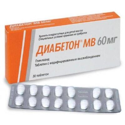 Diabeton® MR (Gliclazide) 60 mg (30 tablets)