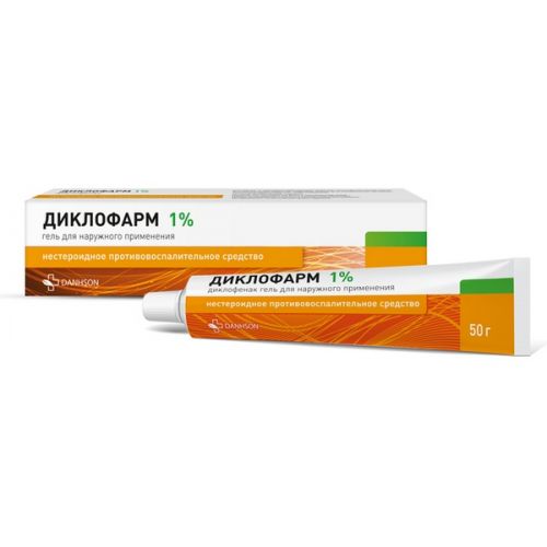 Diklopharm 1% 50g gel for topical application