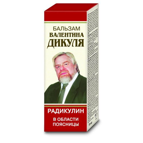 Dikulja Valentine Radikulin 100 ml of balm