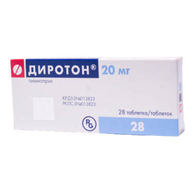 Diroton (Lisinopril) 20 mg
