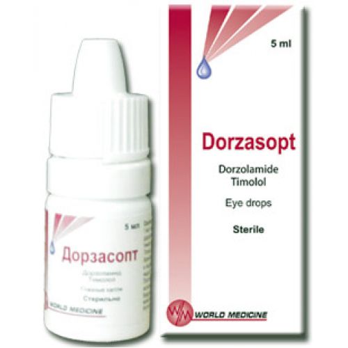 Dorzasopt 5 ml of eye drops