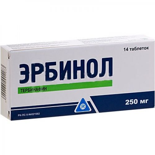 Erbinol 250 mg (14 tablets)