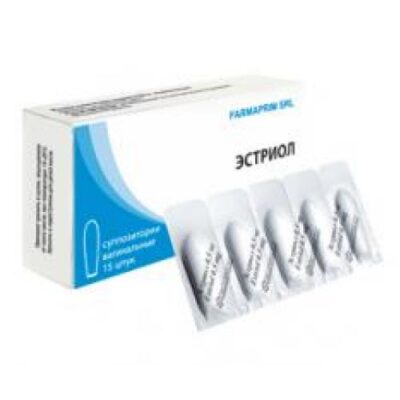 Estriol 0.5 mg vaginal suppositories 15's