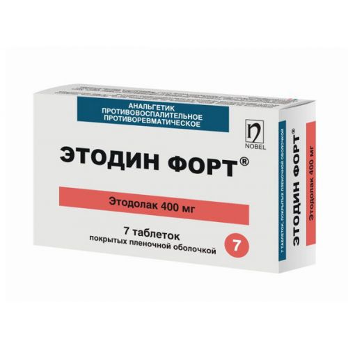 Etodin fort 7's 400 mg coated tablets