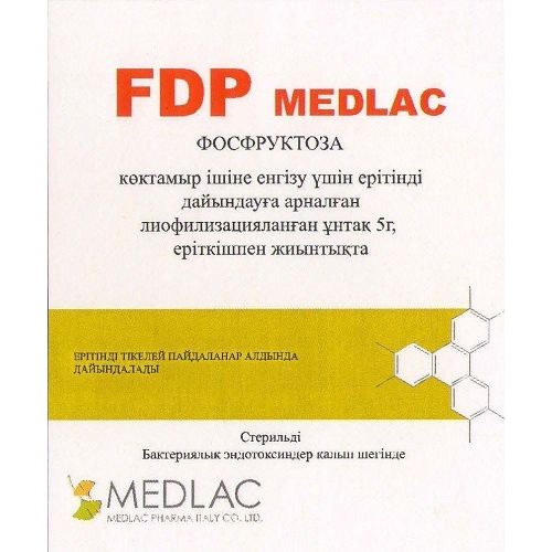 FDP Medlac liofil 5g of powder. for solution for intravenous inektsiis sol.