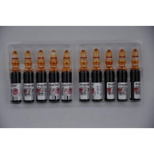 Ferrum Lek 100 mg / 2 ml 10s solution for injection in ampoules