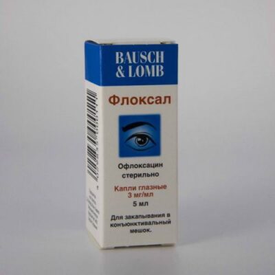 Floksal 5 ml of 0.3% eye drops