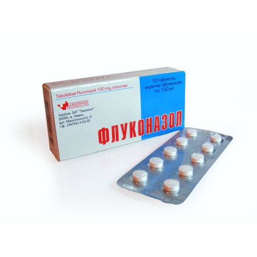 Fluconazole 10s 100 mg coated tablets