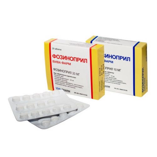 Fosinopril Viva Pharm 20 mg (28 tablets)