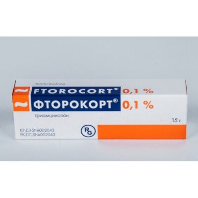 Ftorokort 0.1% 15g ointment tube