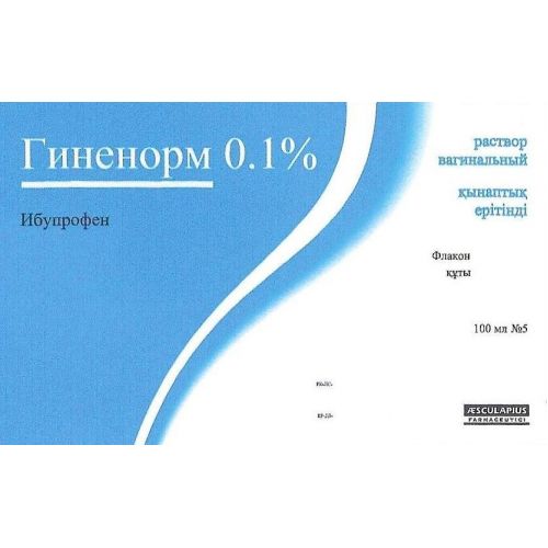 Ginenorm 100 ml of 0.1% solution vaginal 5's