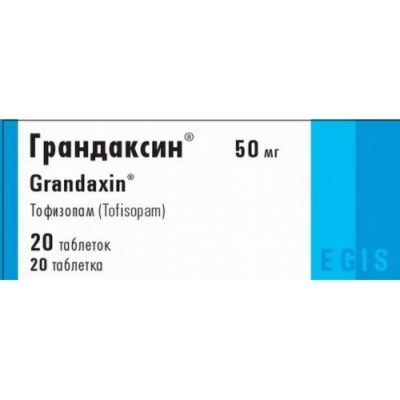 GRANDAXIN® (Tofisopam) 50 mg x 20 Tablets