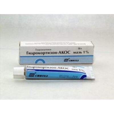 Hydrocortisone-Akos 1% 10g ointment tube