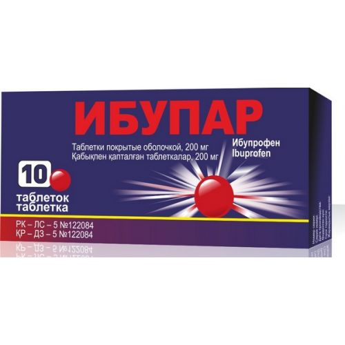 Ibupar 10s 200 mg coated tablets