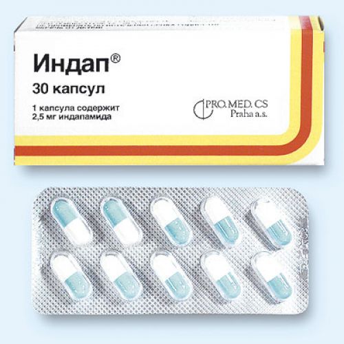 Indap 2.5 mg (30 capsules)