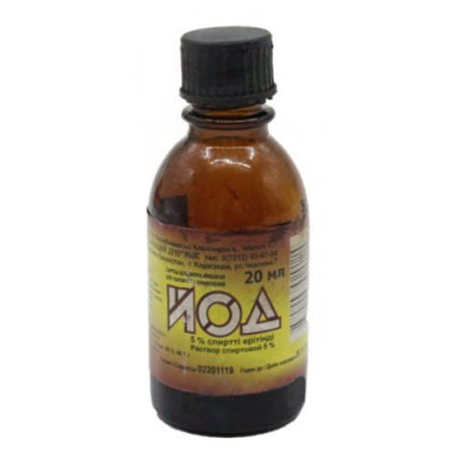 Iodine 5 ml of 20% alcohol solution ext.