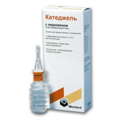 Katedzhel with lidocaine gel 12.5g (external application) in the syringe