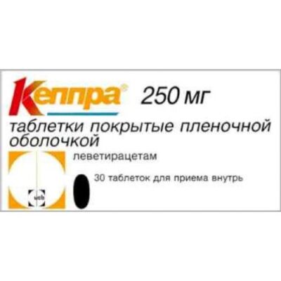 Keppra® 30s 250 mg film-coated tablets