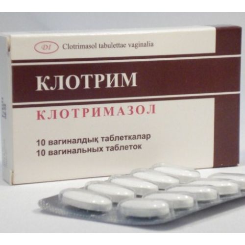 Klotrim 100 mg vaginal (10 tablets)
