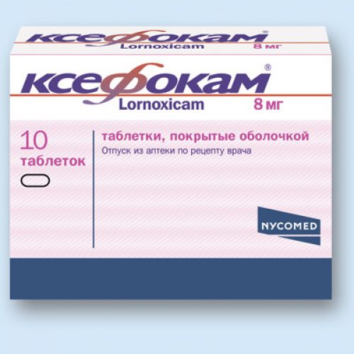 Ksefokam 10s 8 mg coated tablets