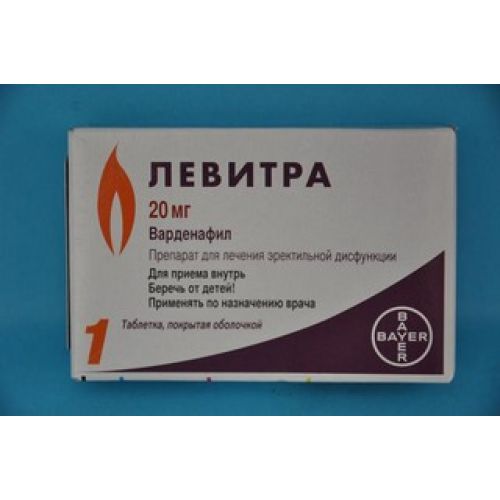 Levitra (Vardenafil) 20 mg 1 coated tablet