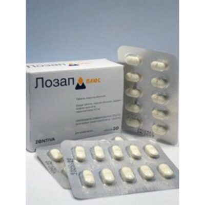 Losap Plus 50 / 12.5 mg tablets coated 30s