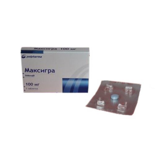 Maxigra 1's 100 mg coated tablets