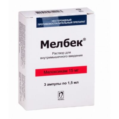 Melbek 15 mg / 1.5 ml injection 3's / m