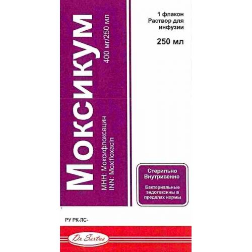 Moksikum 400 mg / 250 ml solution for infusion 1's (vial)