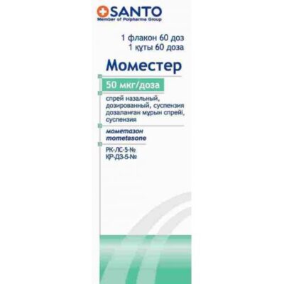 Momester 50 ug / dose to 60 doses of 20 ml nasal spray metered