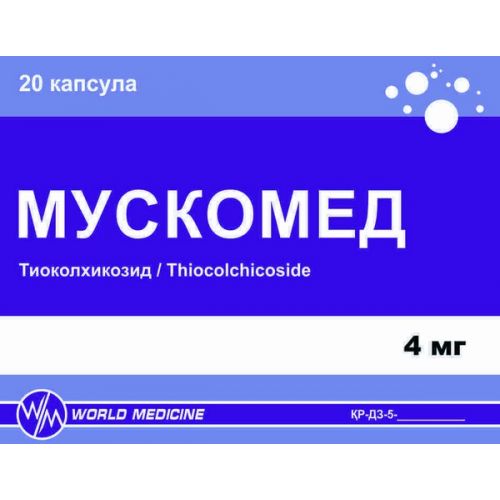 Muskomed 20s 4 mg capsule