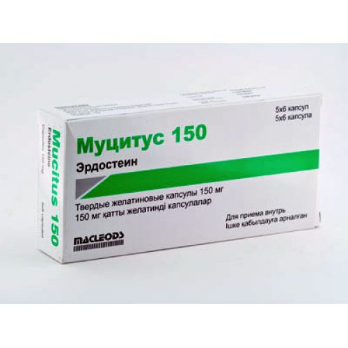 Mutsitus 30s 150 mg capsules hard gelatine