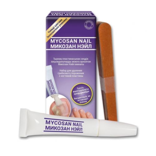 Mycosan Neil 10 ml set to remove fungal lesions from the nail plate