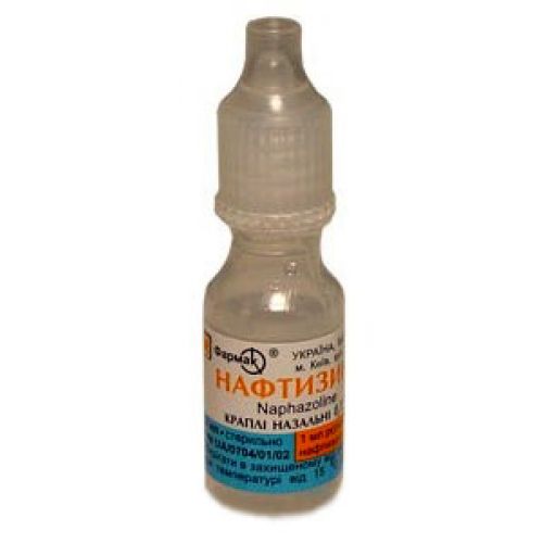 Naphthyzinum 0.1% 10 ml nasal drops p / e
