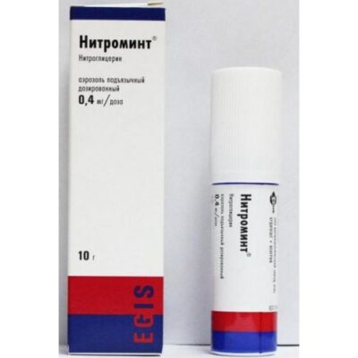 Nitromintum 0.4 mg / dose of 10g of spray metered