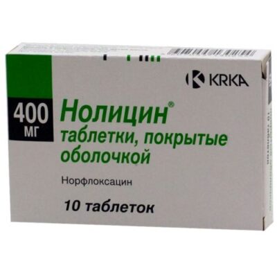 Nolitsin 10s 400 mg coated tablets