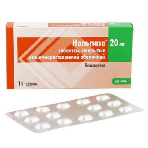Nolpaza 14s 20 mg film-coated tablets solution / intestinal.