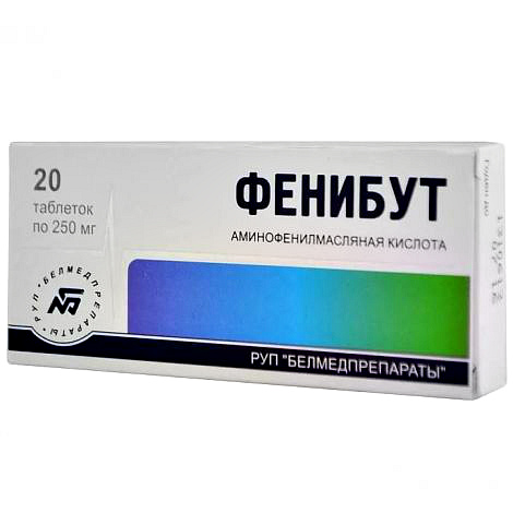 Phenibut (Phenybut) 250 mg (20 tablets)