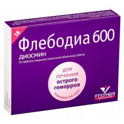 Phlebodia 18's 600 mg film-coated tablets
