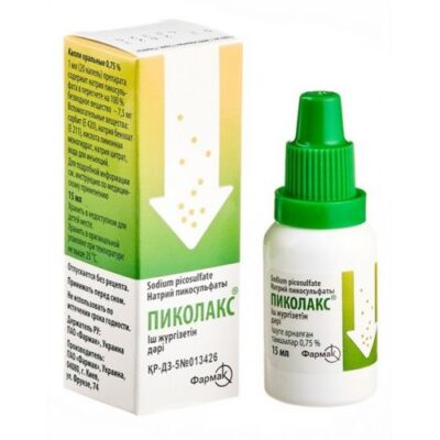 Pikolaks 0.75 ml of 15% drops for oral administration