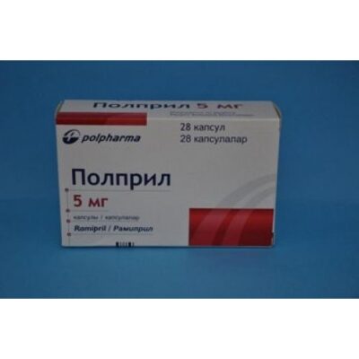 Polpril 5 mg 28's caps.
