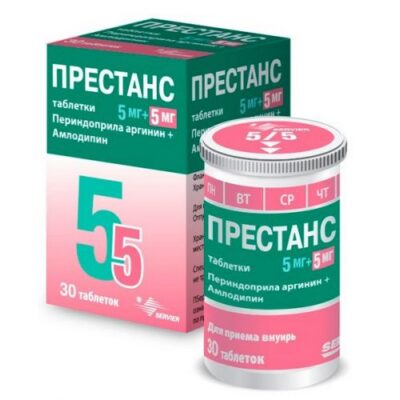 Prestans® 5 mg/5 mg (30 tablets)