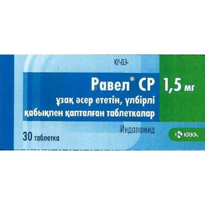 Ravel 1.5 mg SR tablets prolonged action 30s