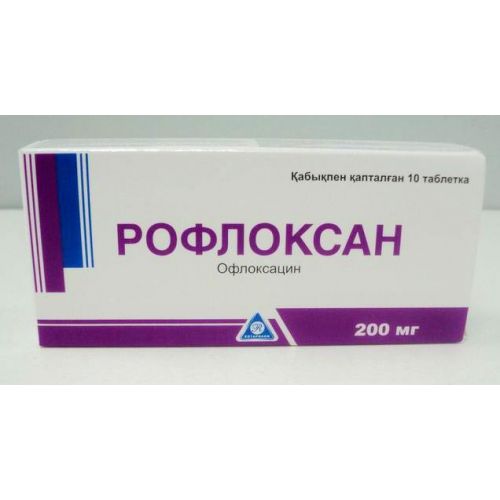 Rofloksan 10s 200 mg coated tablets