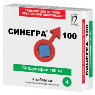 Sinegra® 12s 100 mg coated tablets