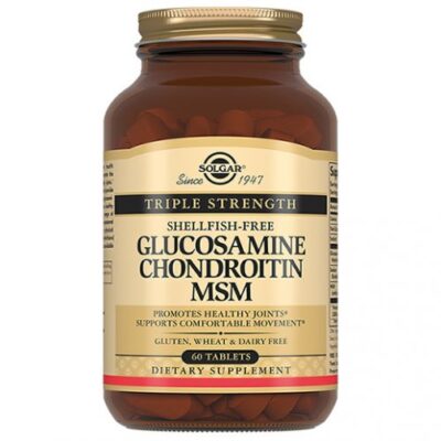 Solgar glucosamine and chondroitin 60s complex tablets (13186)