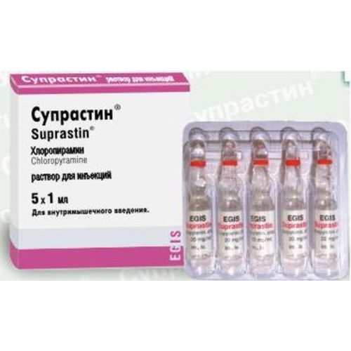 Suprastin 20 mg / ml 5's solution for injection in ampoules