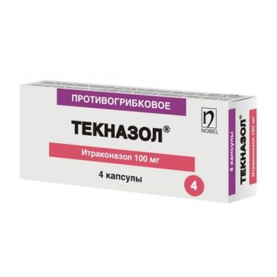 Teknazol 4's 100 mg capsules