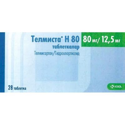 Telmista H 80 80 mg / 12.5 mg (28 tablets)